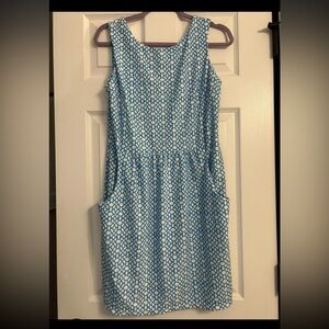 Jude Connally Tank Dress Womens Size Large Sleeveless Made USA Resort